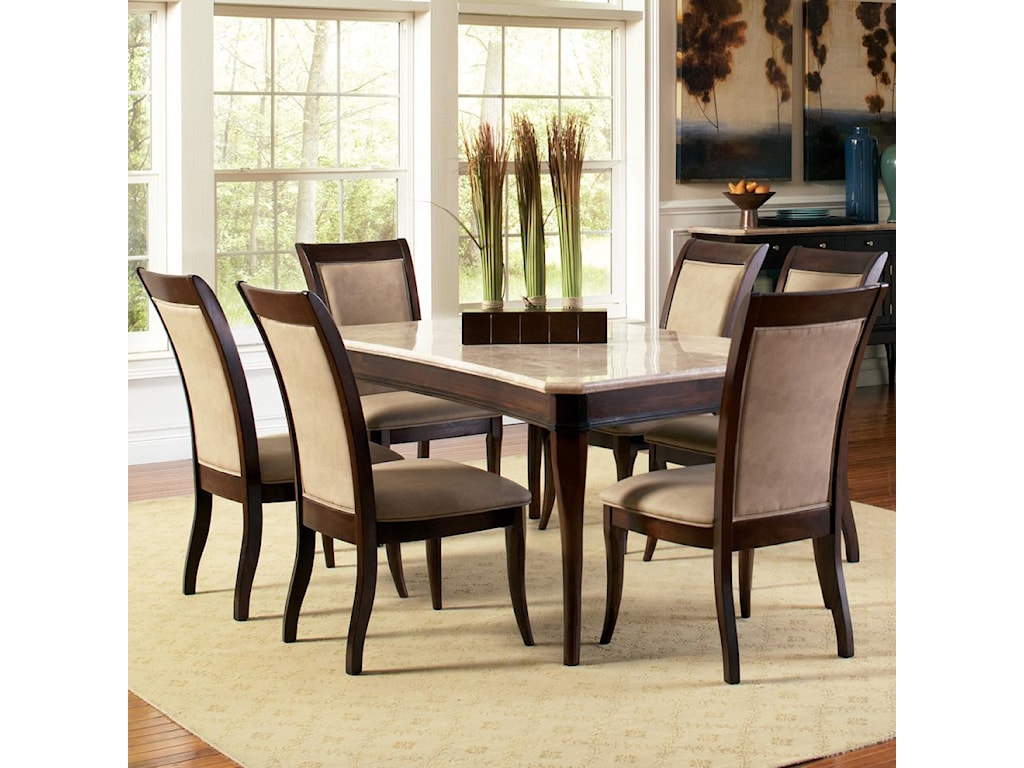 Marseille Marble Top Dining Room Set